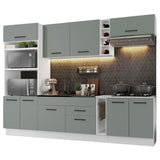 Combo completo de Cocina Madesa Agata 290cm BG 02