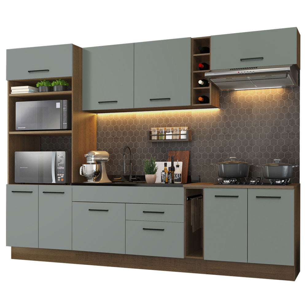 Combo completo de Cocina Madesa Agata 290cm MG 01