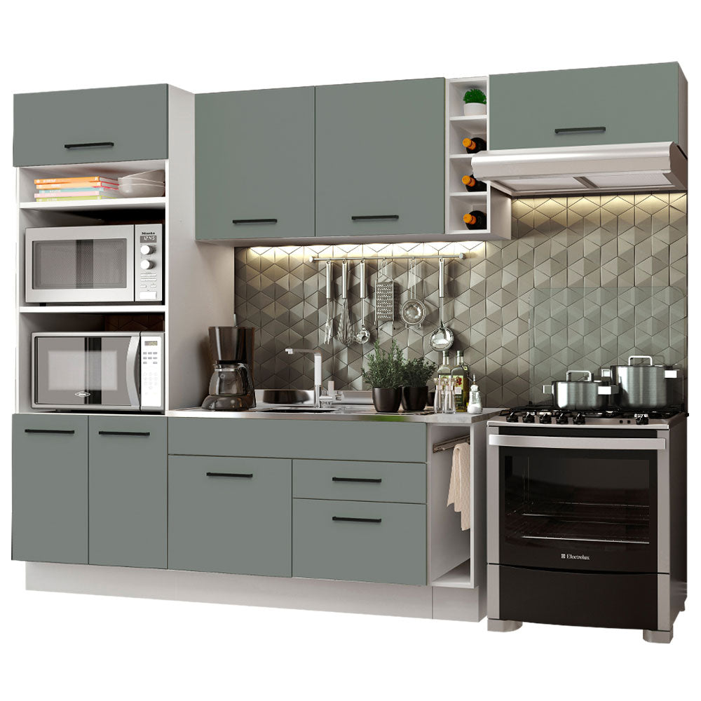 Combo completo de Cocina Madesa Agata 290cm BG 04