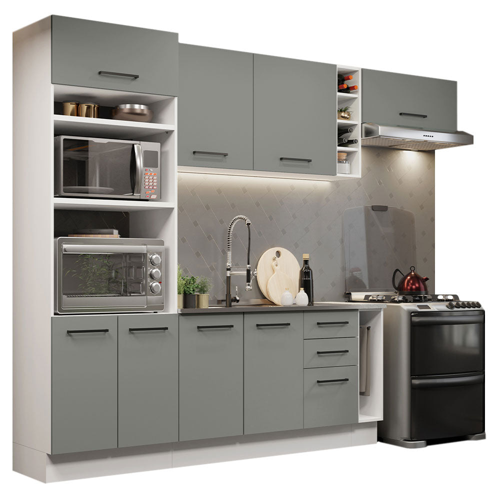 Combo completo de Cocina Madesa Agata 290cm BG 03