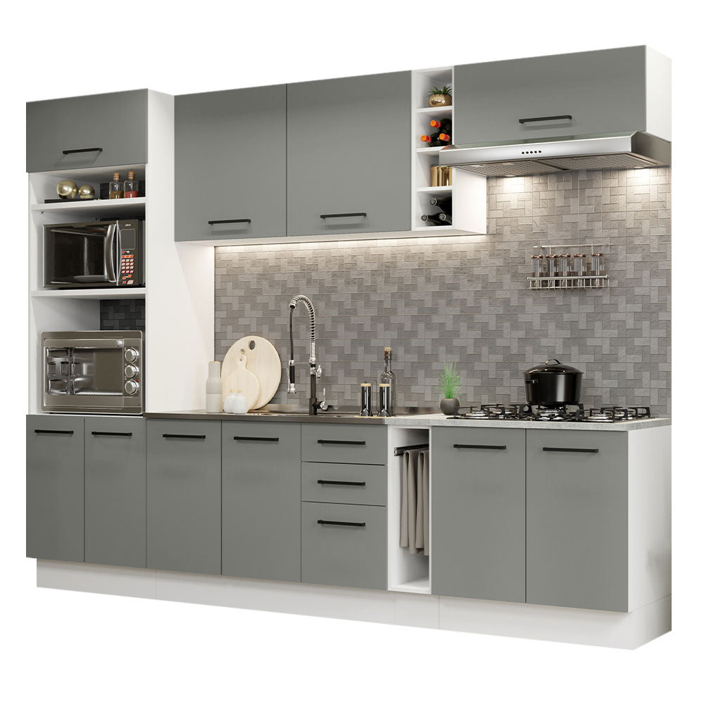 Combo completo de Cocina Madesa Agata 290cm BG 05