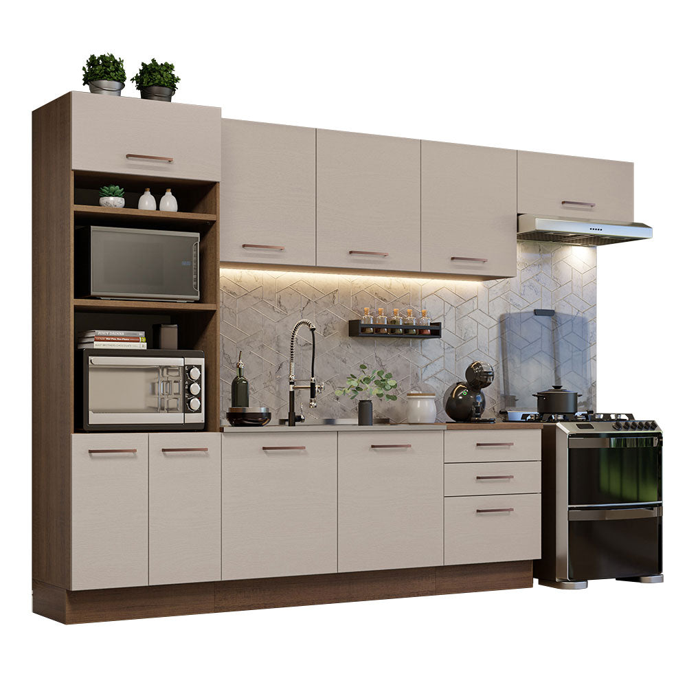 Combo completo de Cocina Madesa Agata 330cm MC 01