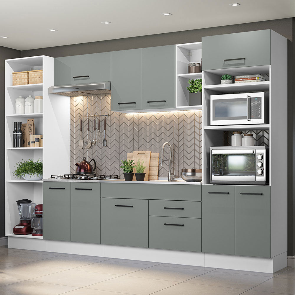 Combo completo de Cocina Madesa Agata 330cm BG 02