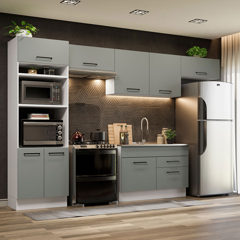 Combo completo de Cocina Madesa Agata 350cm BG 01