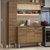 Combo de Cocina 137cm Sin Mesón De Acero Emilly Madesa 09