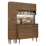 Cocina Compacta 137 cm Emilly Rustic 012