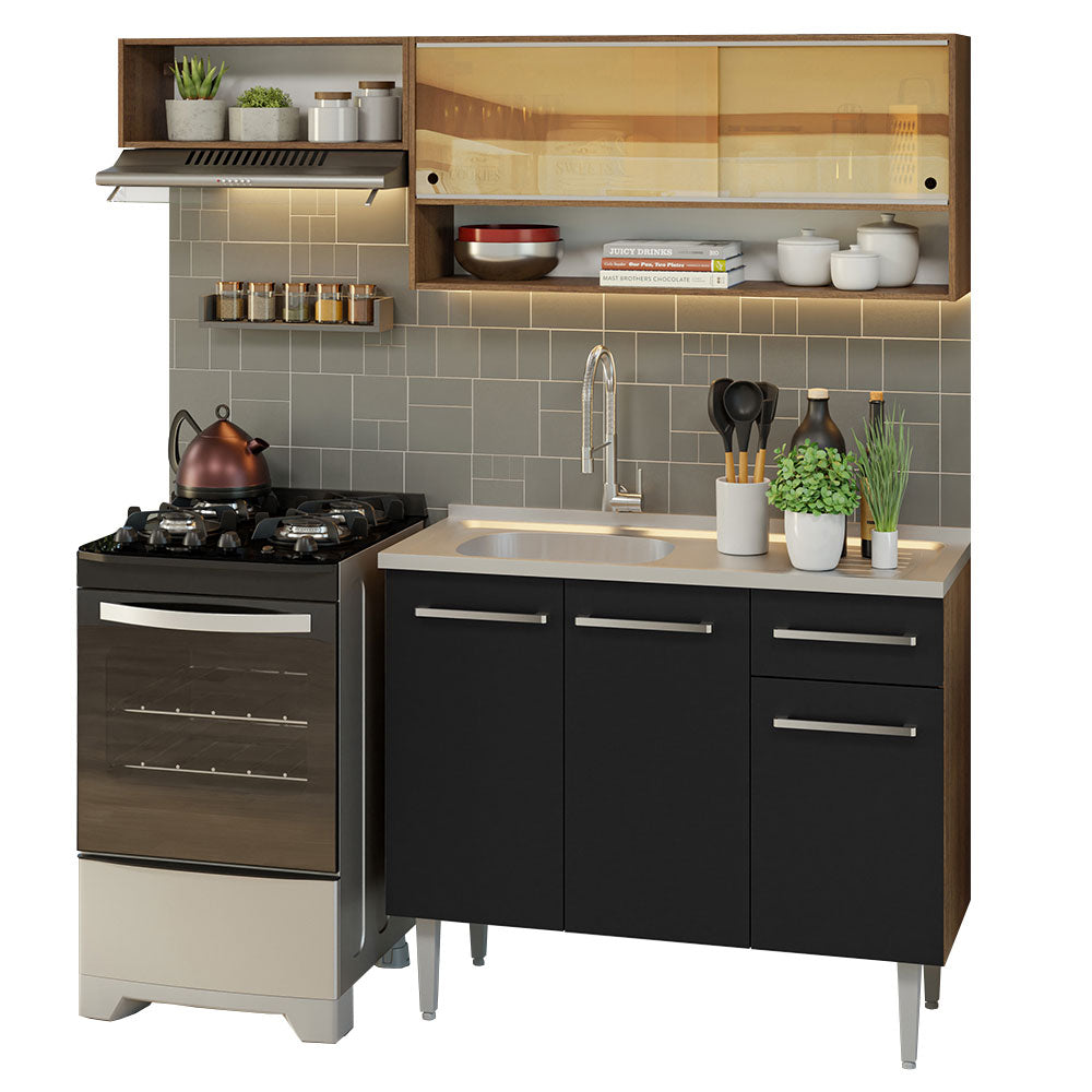 Combo de Cocina Madesa Emilly 165cm MN 01