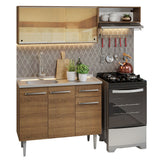 Combo de Cocina Madesa Emilly Con Bacha de acero inoxidable M 6