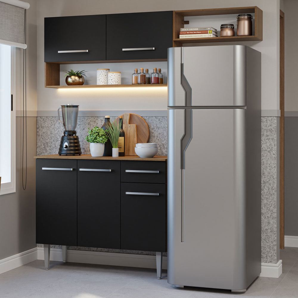 Combo de Cocina Madesa Emilly 165cm MN
