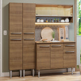 Combo de Cocina 169cm Sin Bacha de acero inoxidable Emilly Madesa 13