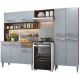 Cocin Compacta 229 cm Emilly Pop Marrón/Gris