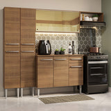 Combo completo de Cocina 229cm Emilly Madesa 09 - Marrón