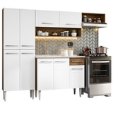 Combo completo de Cocina 229cm Con Bacha Emilly Madesa 12