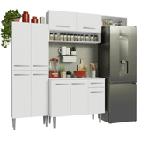 Combo completo de Cocina 229cm Blanco Emilly 18