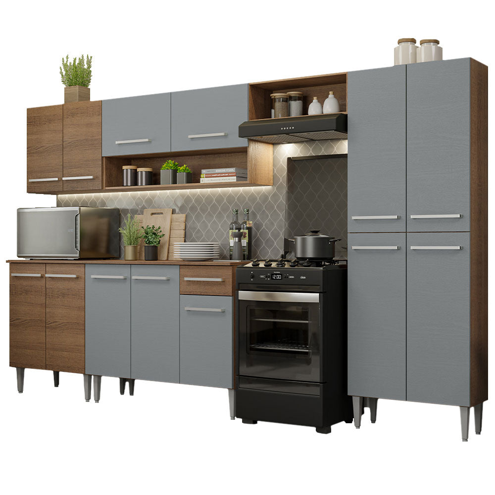 Combo completo de Cocina Madesa Emilly 293cm MG 01