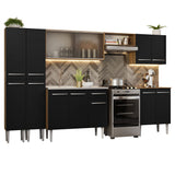 Combo completo de Cocina 293cm Con Bacha Emilly Madesa 06