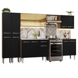Combo completo de Cocina 293cm Con Bacha Emilly Madesa 07