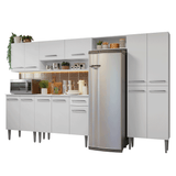 Cocina Compacta 293 cm Emilly Blanco 011