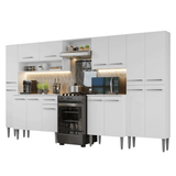 Combo completo de Cocina 325cm Blanco Emilly Madesa 02