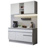 Combo de Cocina 150cm Glamy Madesa Blanco