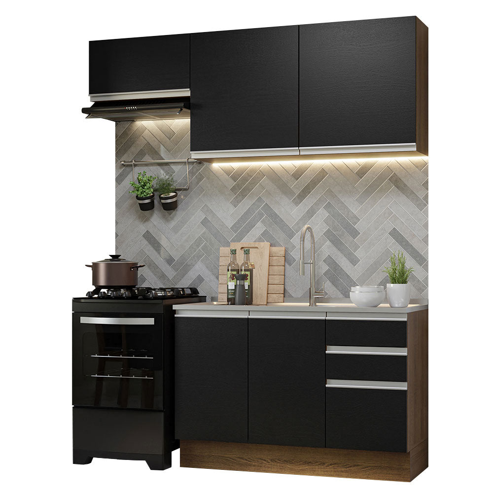 Combo de Cocina Madesa Glamy 180cm MN 09