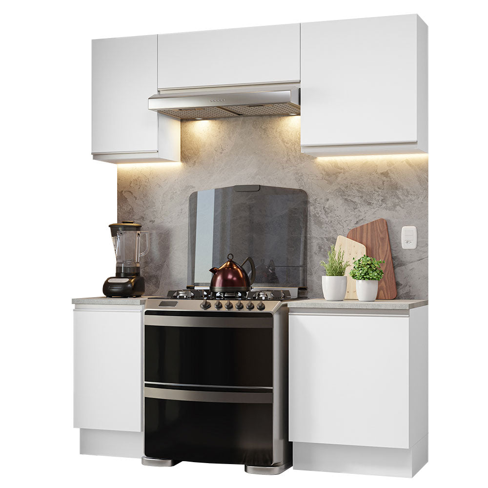 Combo de Cocina 180cm Glamy Madesa - Blanco