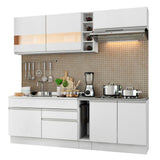 Combo completo de Cocina Modular Madesa Parma 220cm BB 02