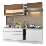 Combo completo de Cocina Madesa Glamy 220cm MB