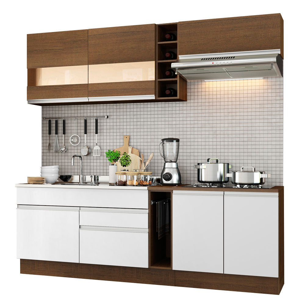 Combo completo de Cocina Madesa Glamy 220cm BM