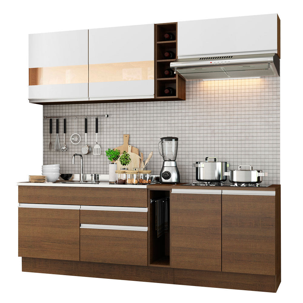 Combo completo de Cocina Madesa Parma 220cm MMB