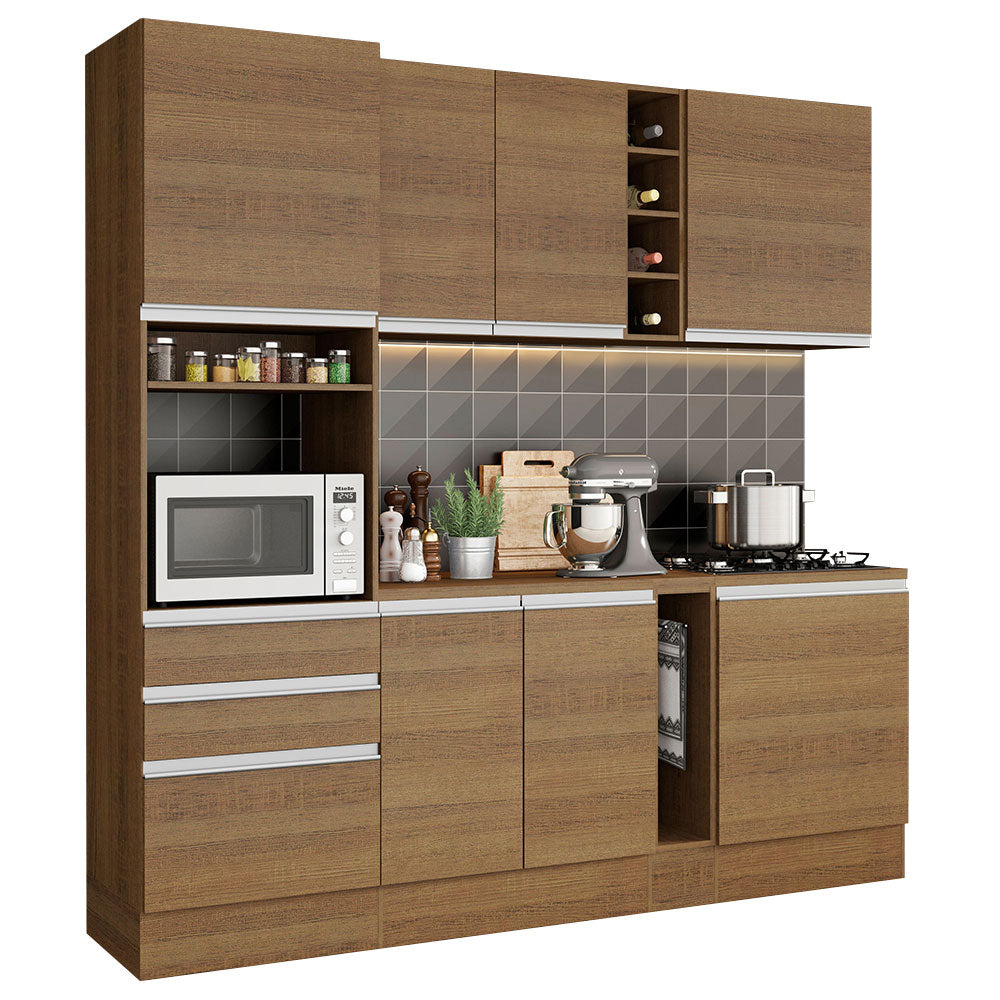 Combo completo de Cocina Madesa Áquila 220cm MM 04