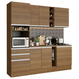 Combo completo de Cocina Madesa Áquila 220cm MM 04