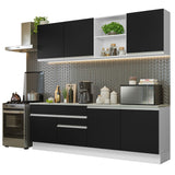 Combo completo de Cocina Madesa Glamy 240cm BN 06