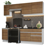 Combo completo de Cocina 240cm Glamy Madesa 07 - Blanco