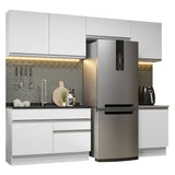 Combo completo de Cocina Glamy Madesa 260cm - Blanco