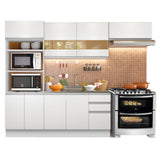 Combo completo de Cocina 270cm Marselha Madesa 01 - Blanco
