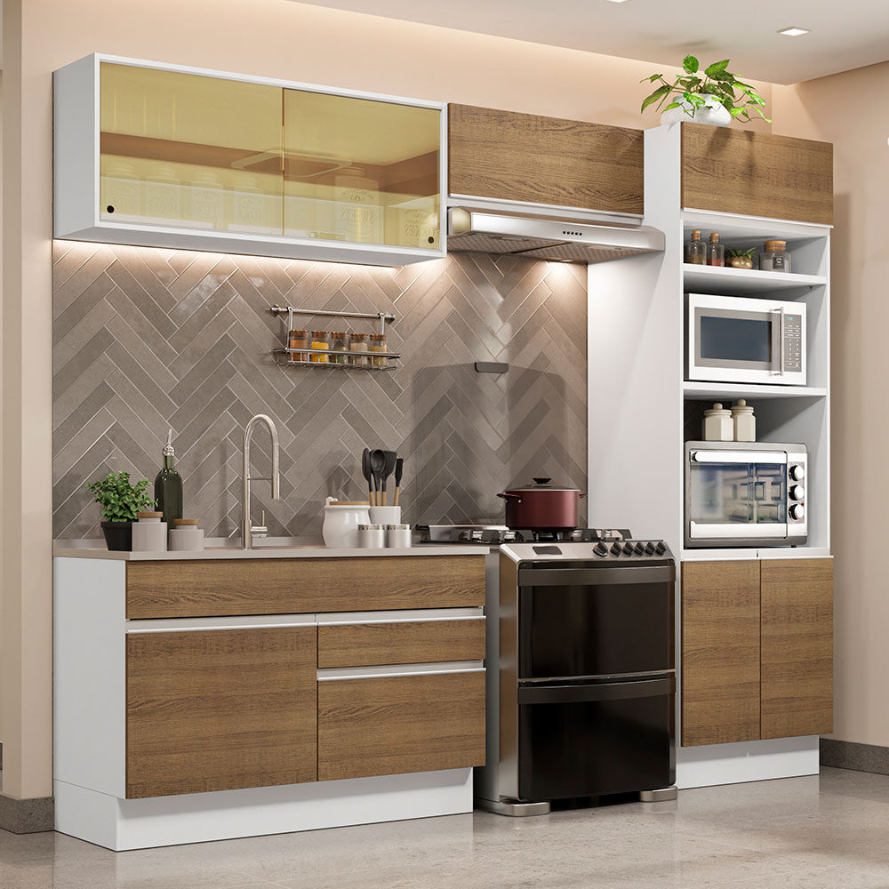 Combo completo de Cocina 270cm Glamy Madesa 12