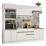 Combo completo de Cocina 270cm Blanco Glamy 13