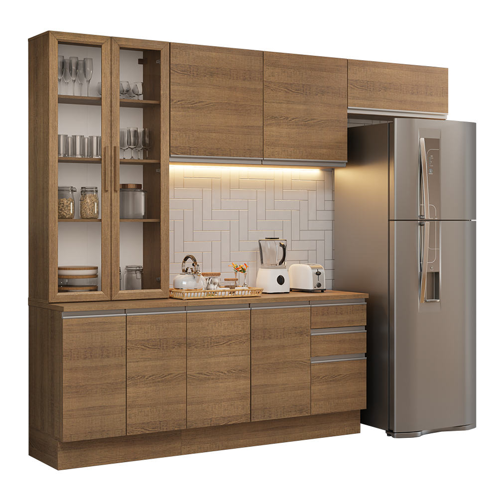 Combo completo de Cocina Madesa Glamy 270cm MM 16