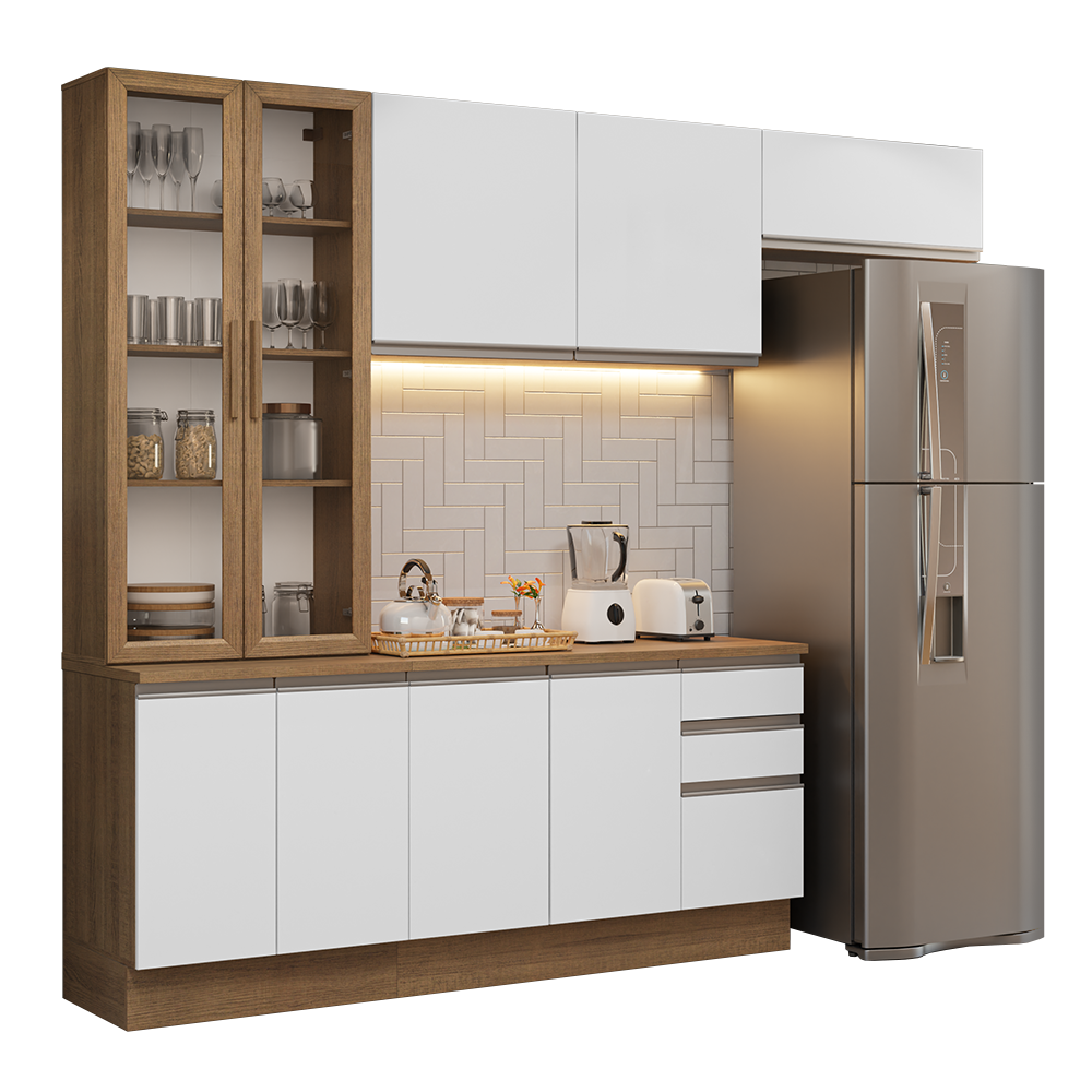 Combo completo de Cocina Madesa Glamy 270cm MB 16