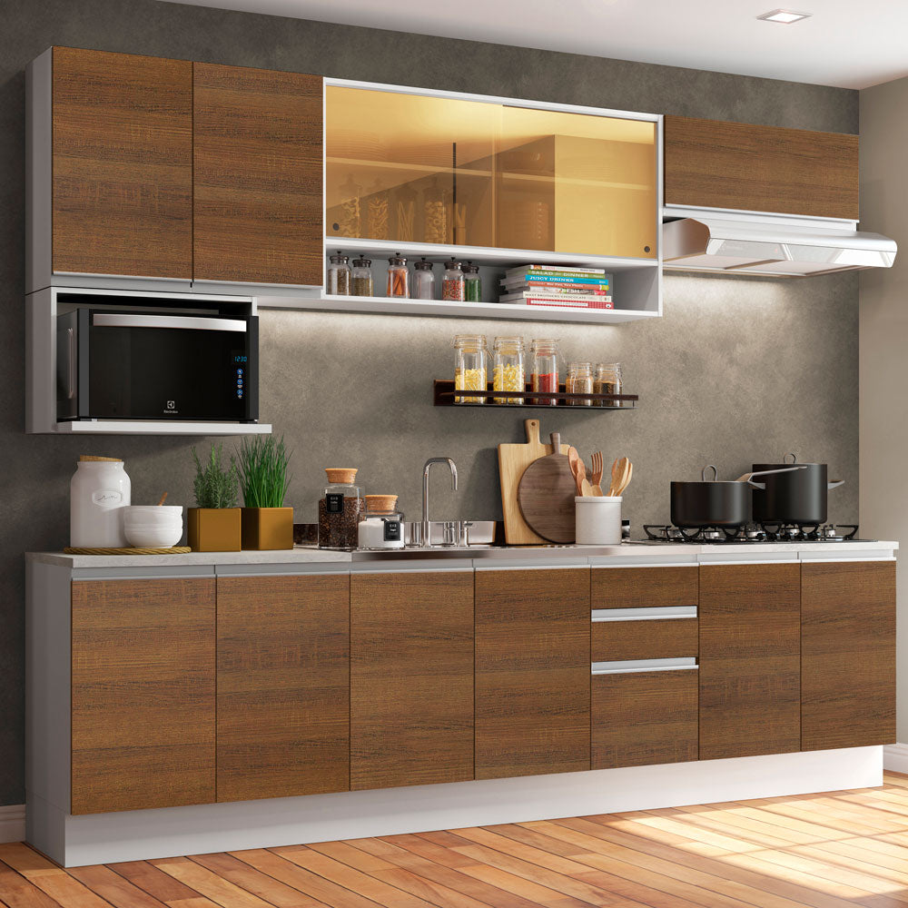 Combo completo de Cocina 280cm Genova Madesa 04 - Blanco
