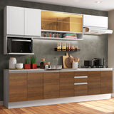 Combo completo de Cocina 280cm Genova Madesa 04 - Blanco