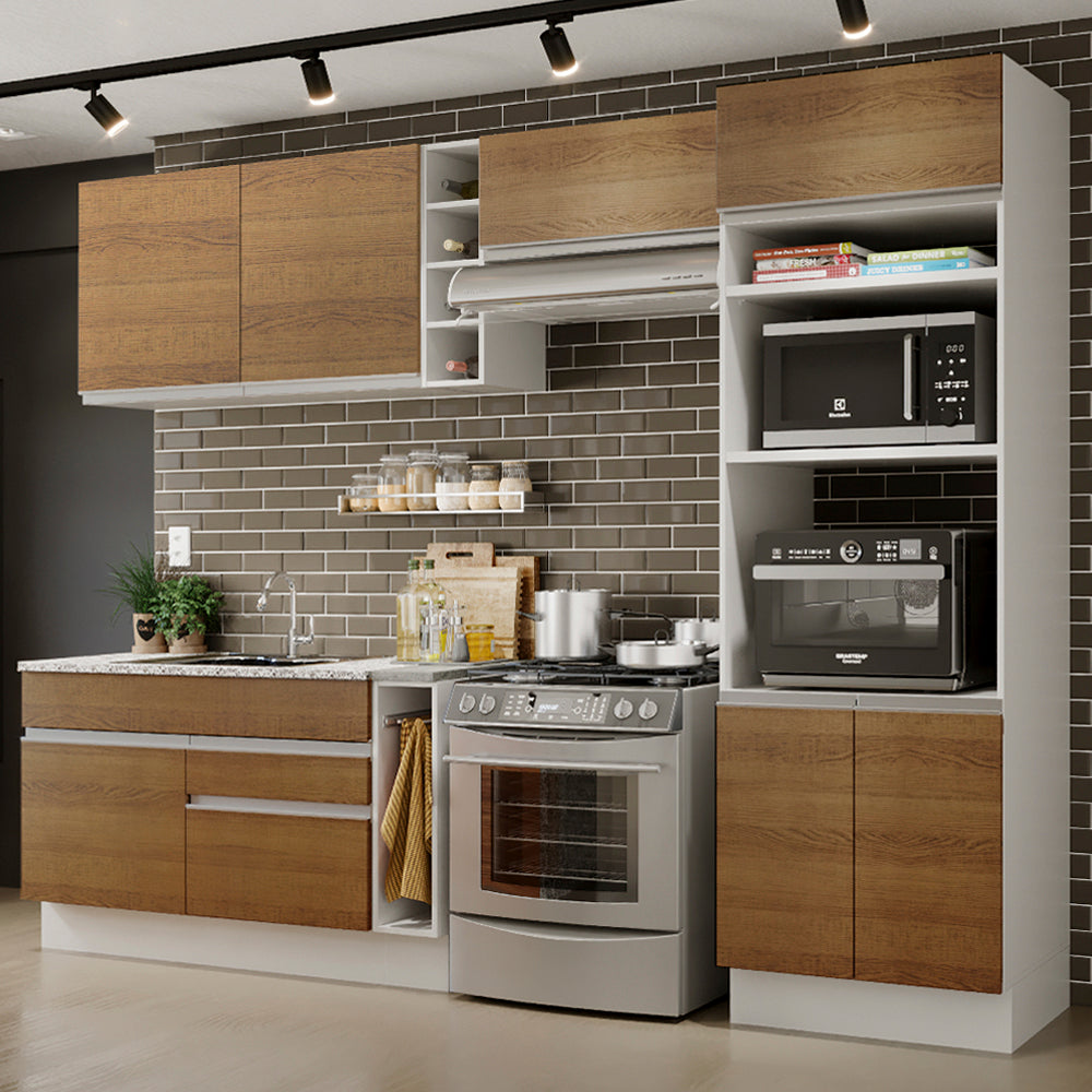 Combo completo de Cocina Madesa Glamy 290cm BM 02