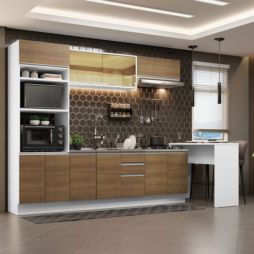 Combo completo de Cocina Madesa Glamy 315cm BM 01