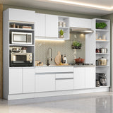 Combo completo de Cocina 330cm Glamy Madesa 03 - Blanco