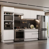 Combo completo de Cocina Madesa 350cm Glamy 01 - Blanco