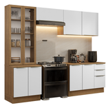 Combo completo de Cocina con Cristalero 270 cm Madesa Lux MB 04