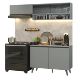 Combo de Cocina 200cm Gris Nice Madesa 10