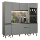 Combo completo de Cocina 220cm Gris Nice Madesa 05