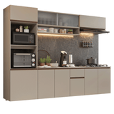 Combo de Cocina 260 cm Sin Patas Nice Crema 15